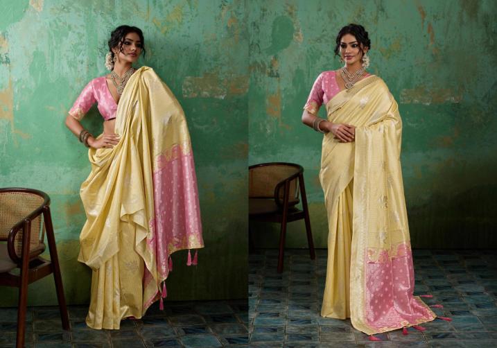 BLOSSOM by SHREE SHYAM FASHION fancy designer Soft LINEN COTTON fabric saree wholesale with Fancy latkan