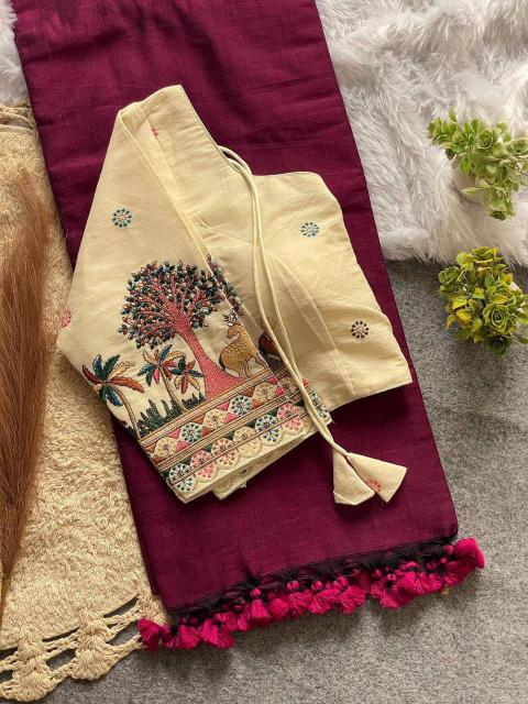 Blousewala presenting a original Khadi  cotton Digital print sarees wholesale in Gujarat