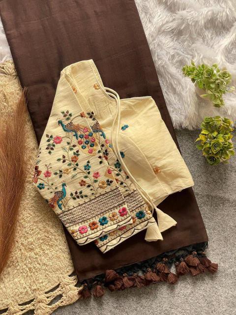 Blousewala presenting a original Khadi  cotton Digital print sarees wholesale in Gujarat