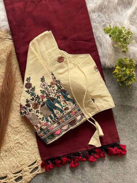Blousewala presenting a original Khadi  cotton Digital print sarees wholesale in Gujarat