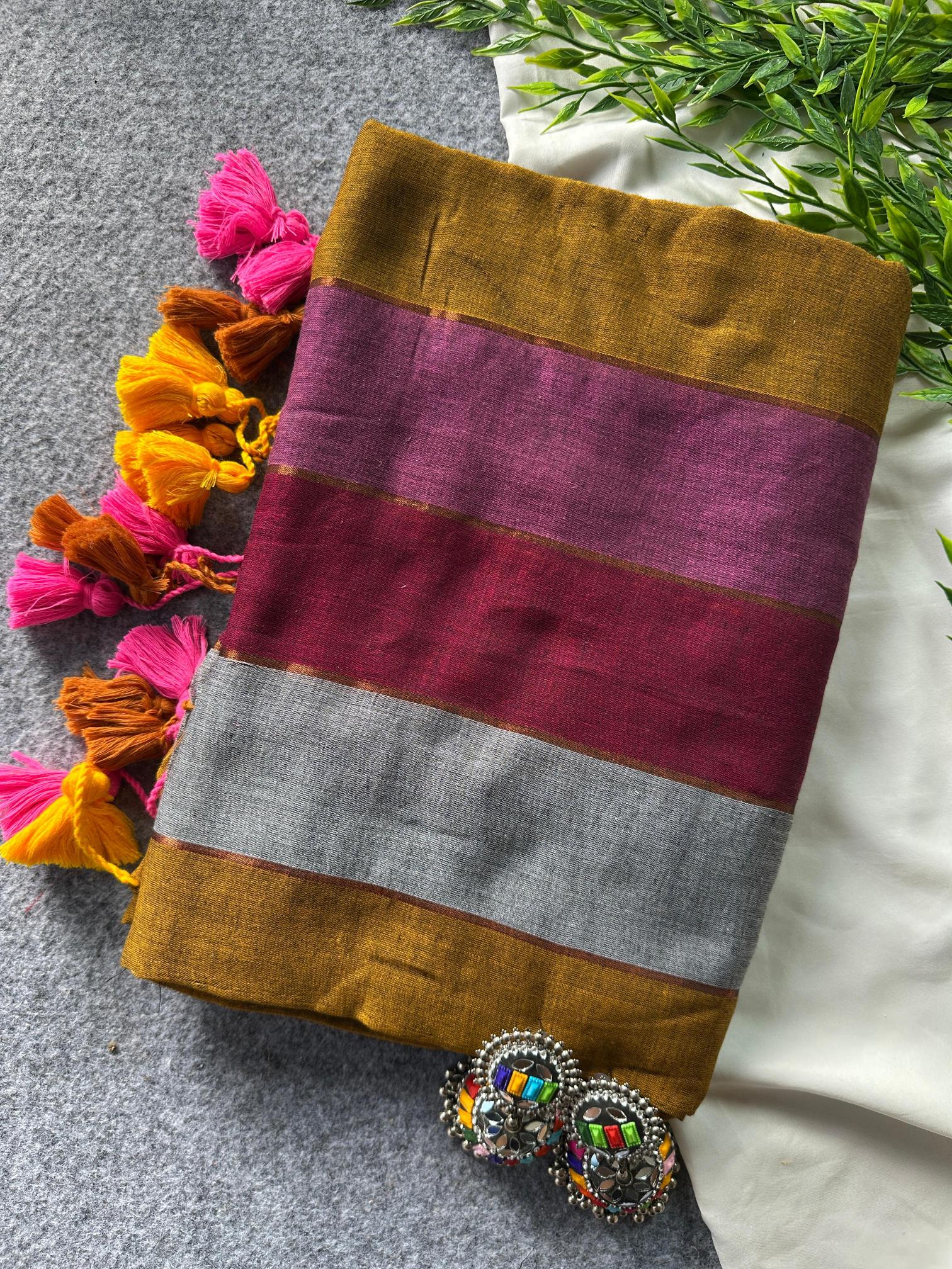 Blousewala presenting Mal cotton wholesale saree market in gujarat