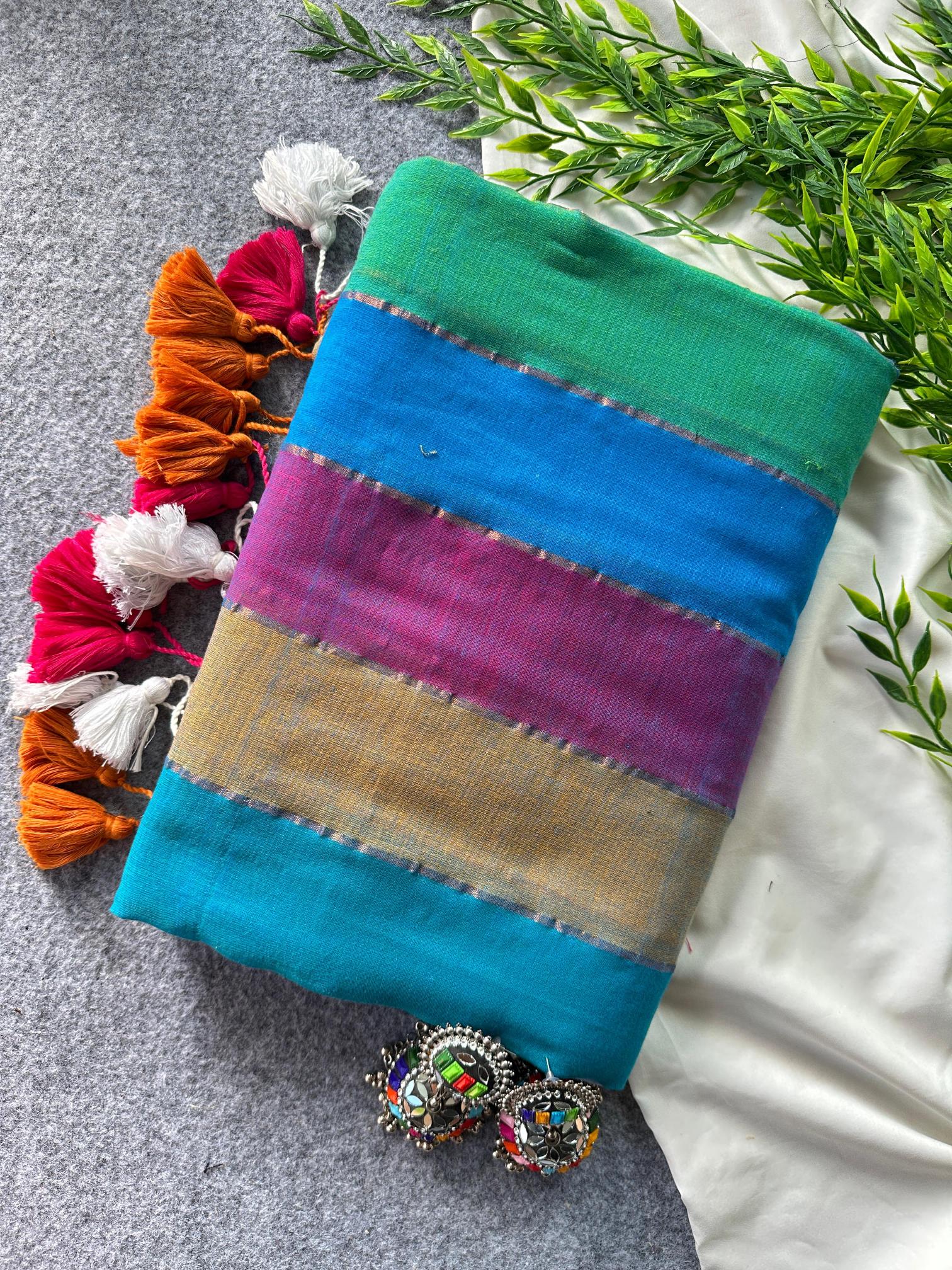 Blousewala presenting Mal cotton wholesale saree market in gujarat