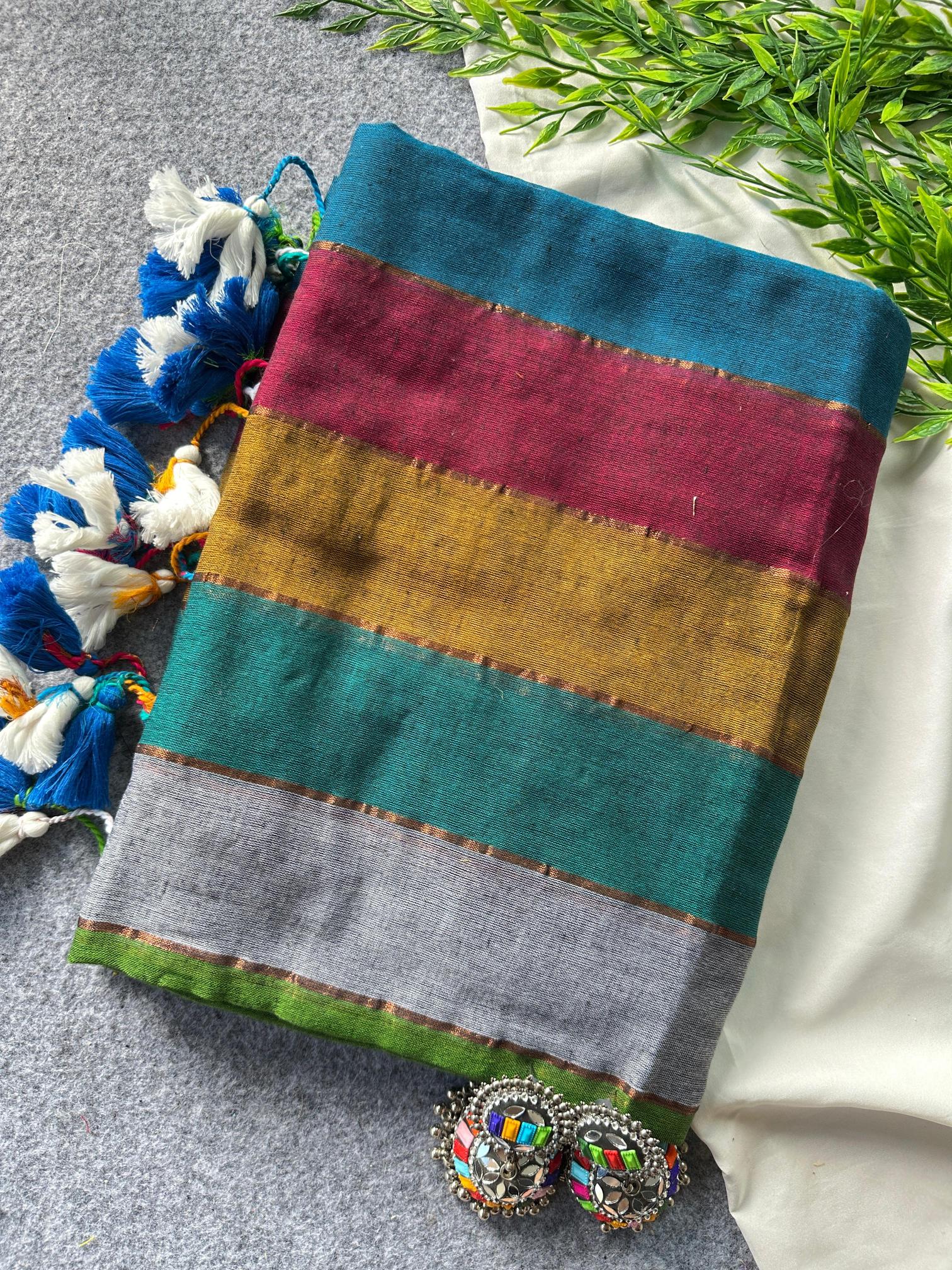 Blousewala presenting Mal cotton wholesale saree market in gujarat