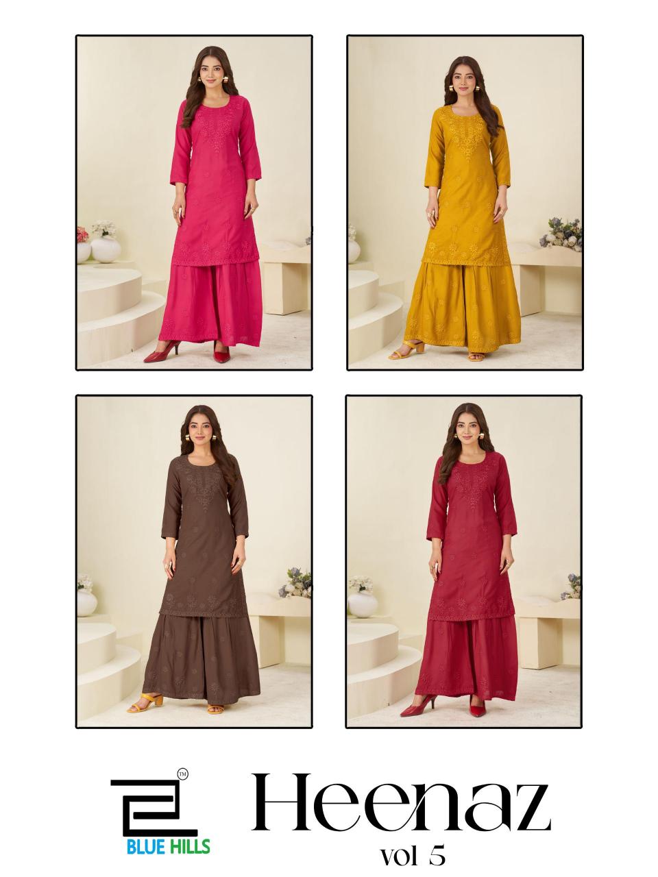 Blue Hills HEENAZ vol 5 bulk kurti suppliers in india
