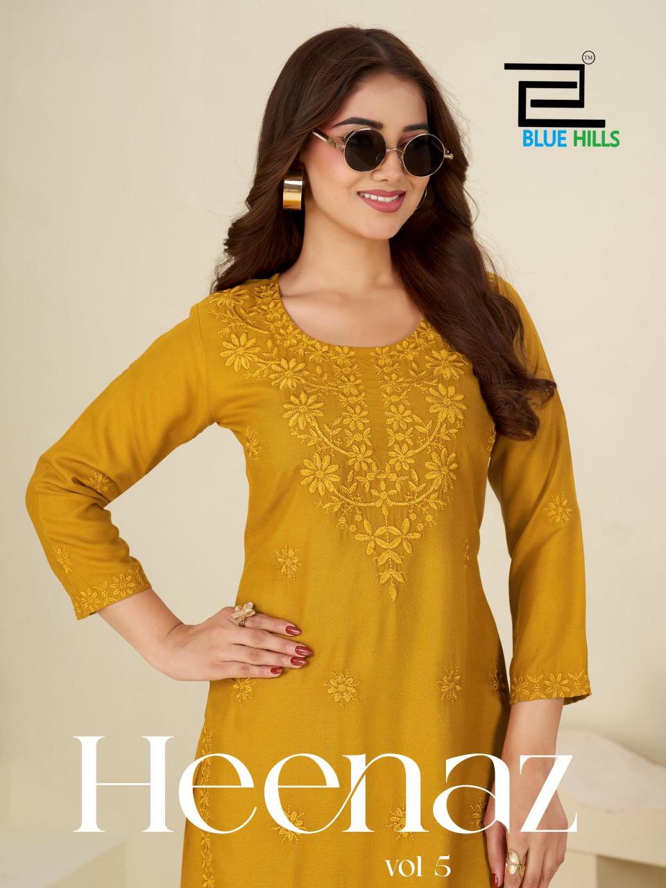 Blue Hills HEENAZ vol 5 bulk kurti suppliers in india