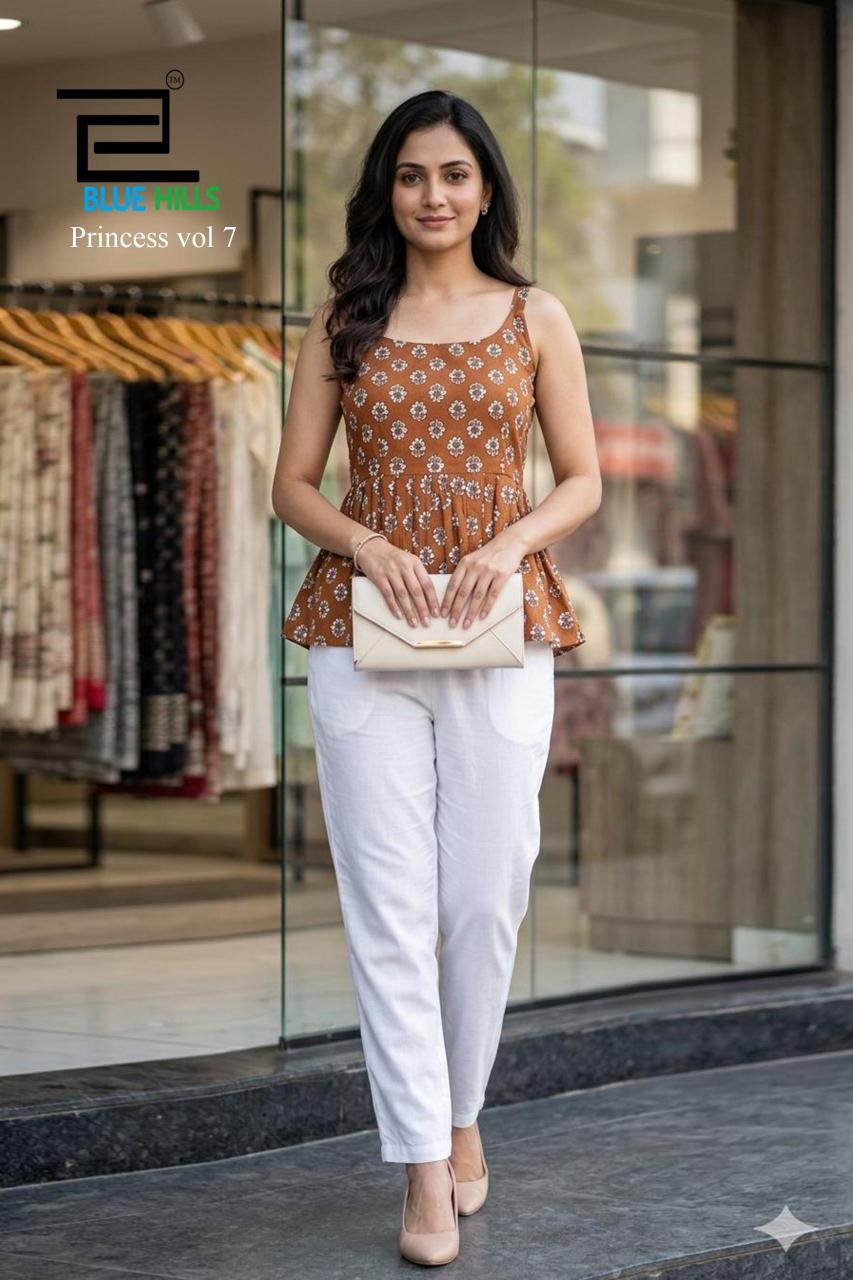 Blue Hills PRINCESS vol 7 Designer kurtis wholesale in Hyderabad