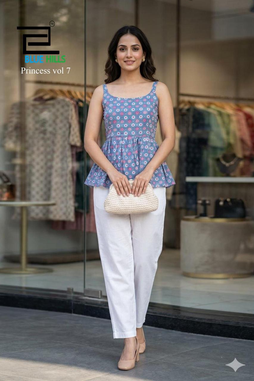 Blue Hills PRINCESS vol 7 Designer kurtis wholesale in Hyderabad