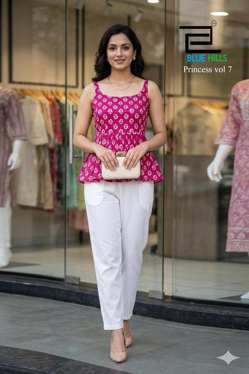 Blue Hills PRINCESS vol 7 Designer kurtis wholesale in Hyderabad
