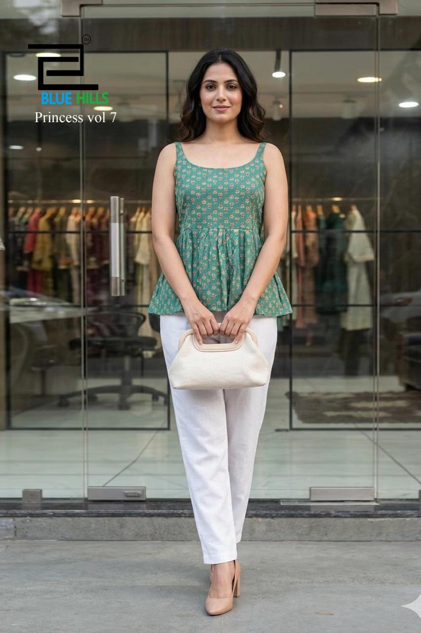 Blue Hills PRINCESS vol 7 Designer kurtis wholesale in Hyderabad