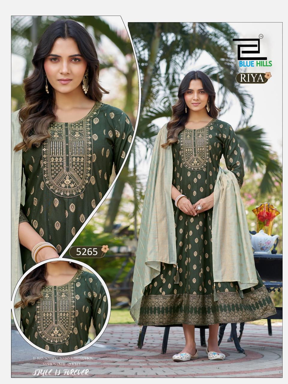 blue hills RIYA Kurti wholesalers in Surat