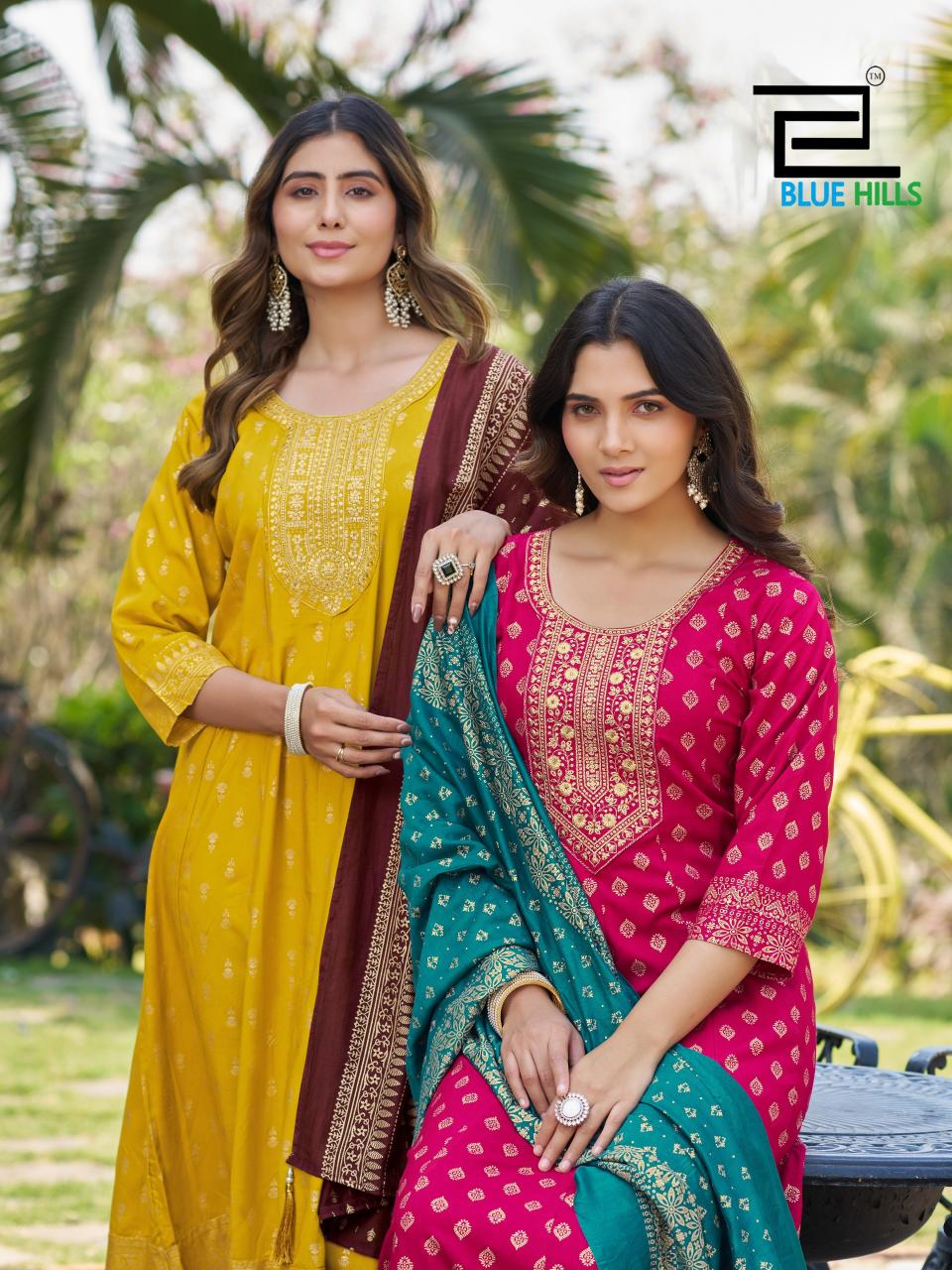 blue hills RIYA Kurti wholesalers in Surat