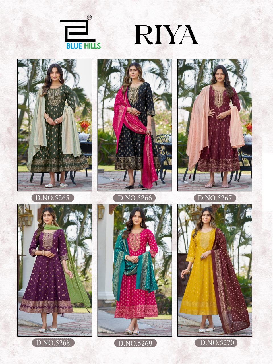 blue hills RIYA Kurti wholesalers in Surat