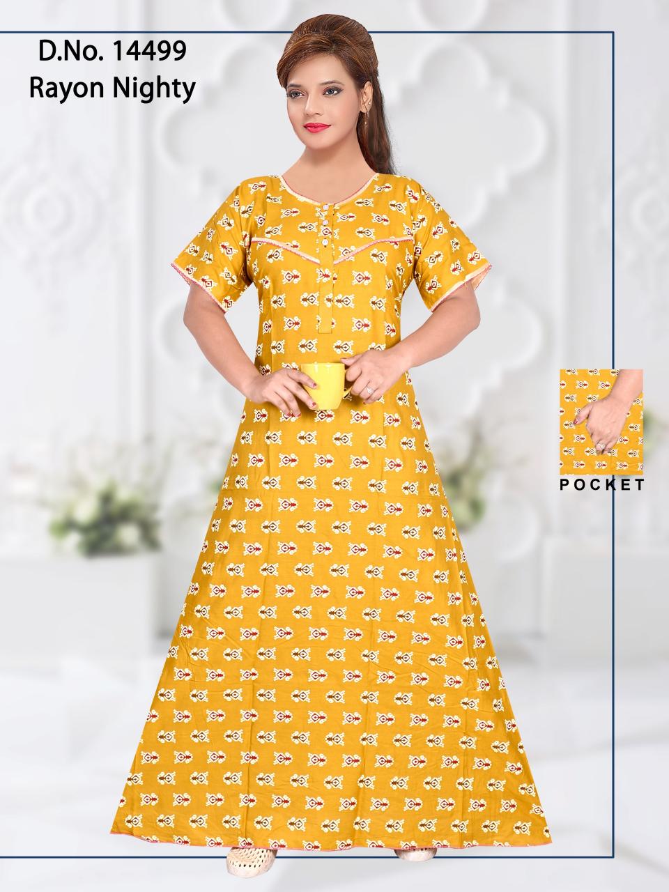 cozy nest presents D NO 14499 Nighty Wholesale Price