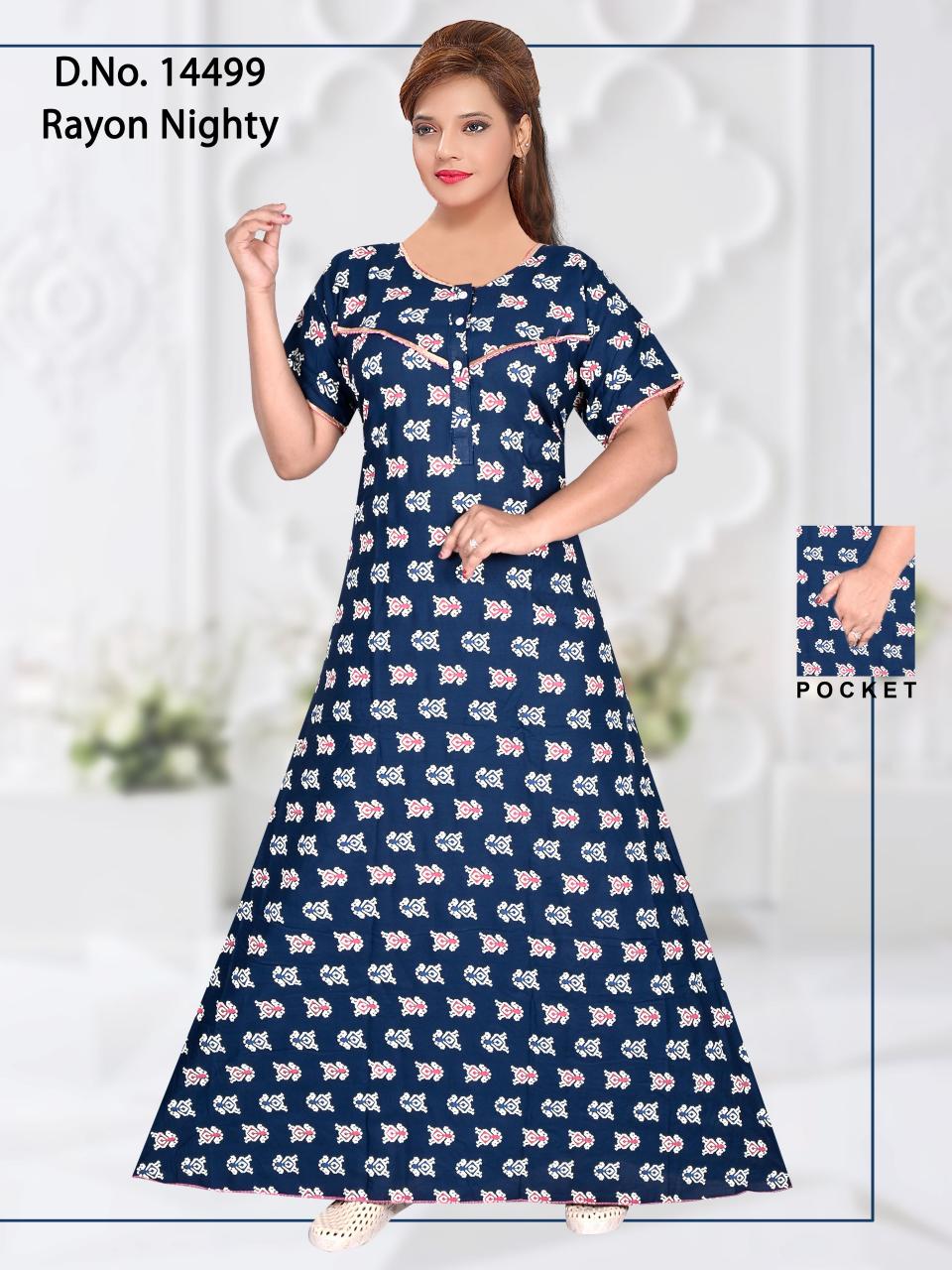 cozy nest presents D NO 14499 Nighty Wholesale Price