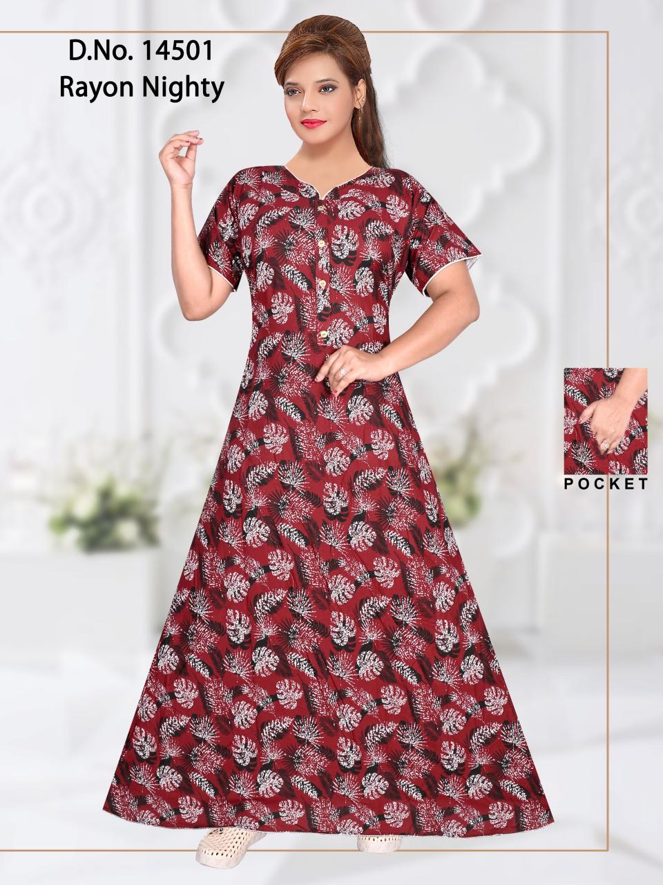 cozy nest presents D NO 14501 Nighty Wholesale Price