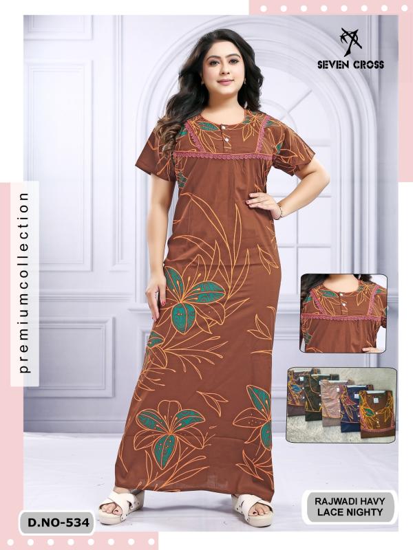 cozy nest presents D NO 534 Nighty Wholesale Price