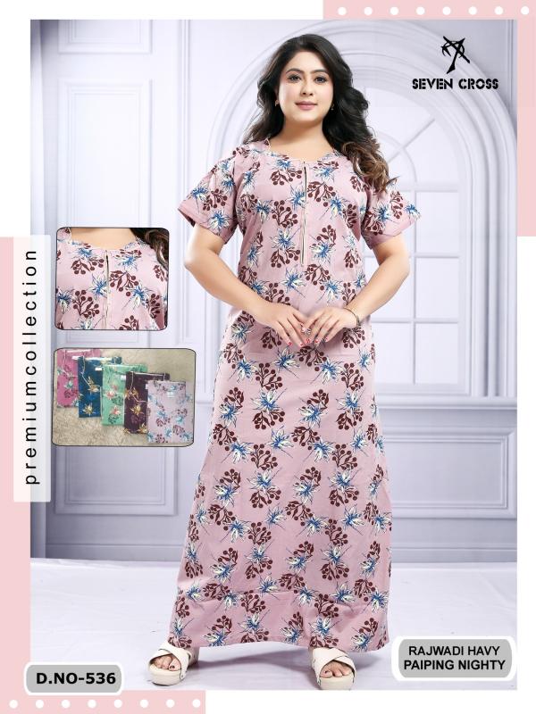 cozy nest presents D NO 536 Nighty Wholesale Price
