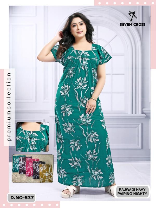 cozy nest presents D NO 537 Nighty Wholesale Price