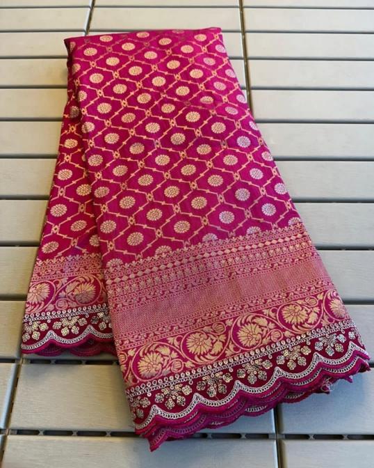 Dazira Crepe Khadi Silk Best wholesale saree market in Delhi