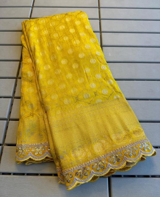 Dazira Crepe Khadi Silk Best wholesale saree market in Delhi