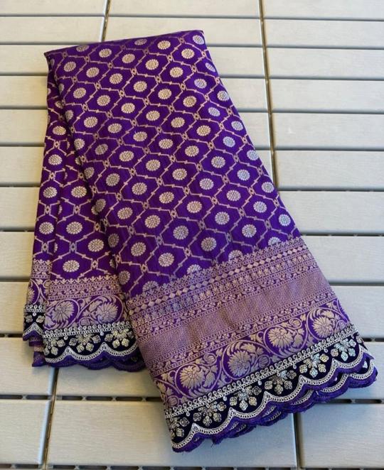 Dazira Crepe Khadi Silk Best wholesale saree market in Delhi