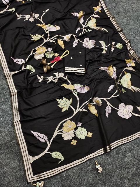 Dazira Crepe Khadi Silk Wholesale saree suppliers in Mumbai