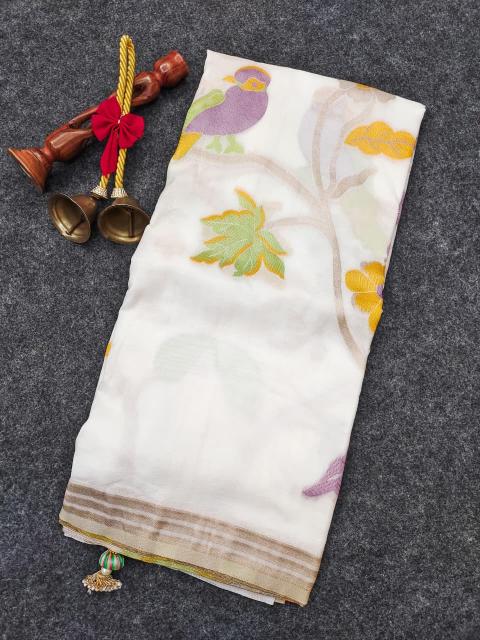 Dazira Crepe Khadi Silk Wholesale saree suppliers in Mumbai