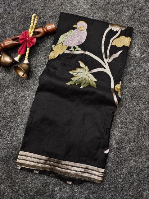Dazira Crepe Khadi Silk Wholesale saree suppliers in Mumbai