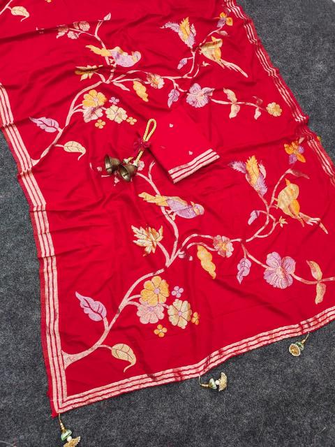 Dazira Crepe Khadi Silk Wholesale saree suppliers in Mumbai