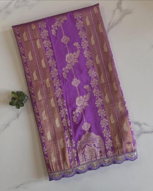 Dazira Crepe Khadi  tissue Paithani silk Surat saree wholesale price