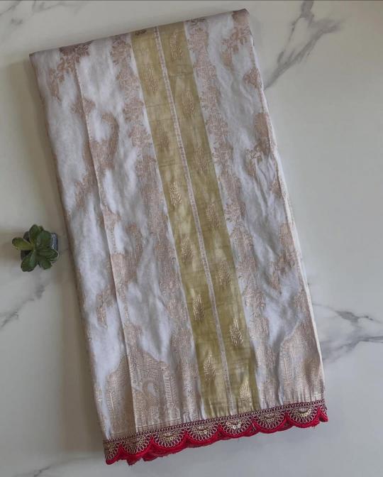 Dazira Crepe Khadi  tissue Paithani silk Surat saree wholesale price