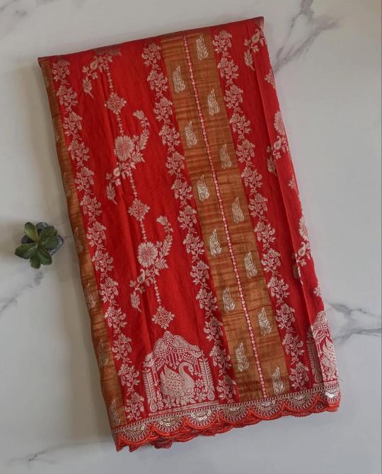 Dazira Crepe Khadi  tissue Paithani silk Surat saree wholesale price
