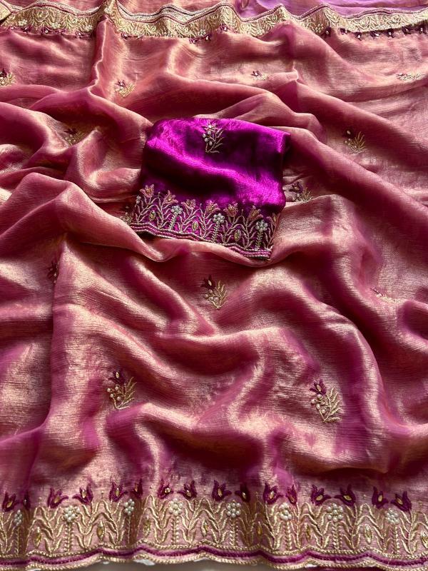 Dazira  Crunchy chiffon crush Saree manufacturers in Bangalore