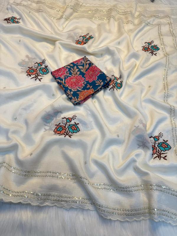 Dazira crunchy silk wholesale saree market in surat with price