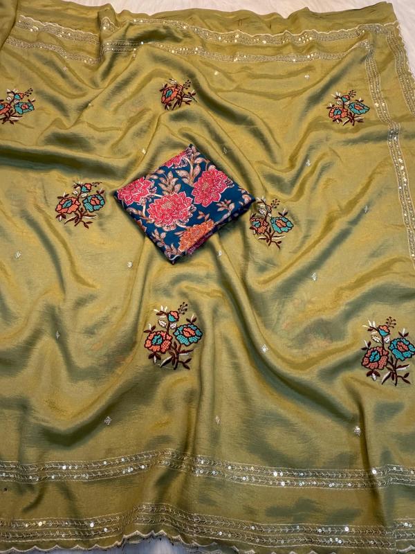 Dazira crunchy silk wholesale saree market in surat with price