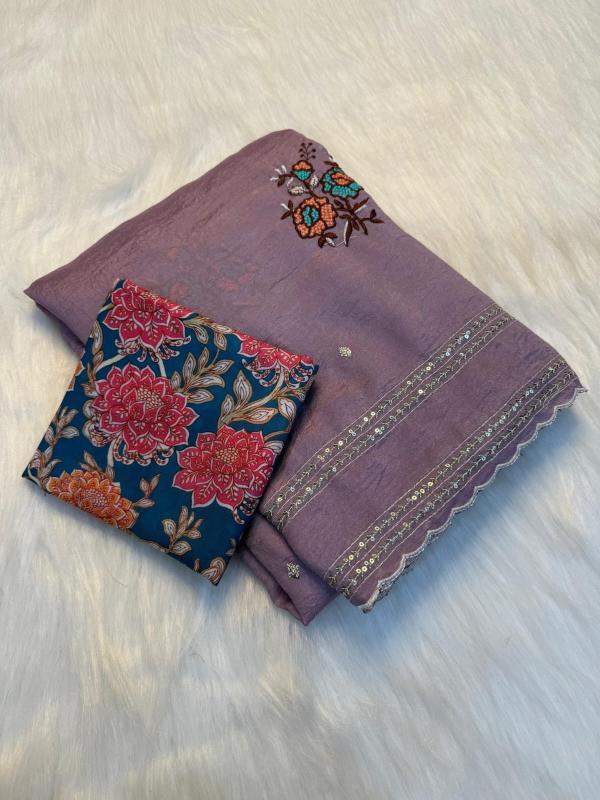 Dazira crunchy silk wholesale saree market in surat with price