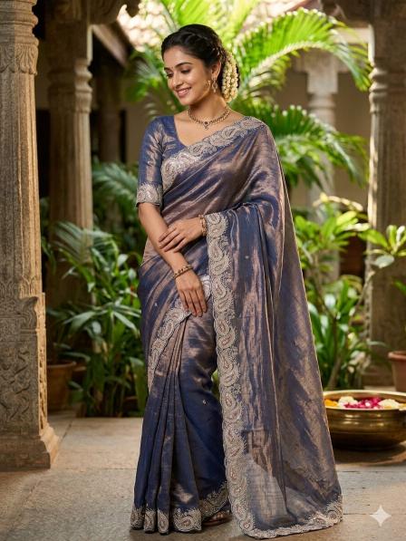 Dazira FENDY SATIN Saree supplier in Hyderabad