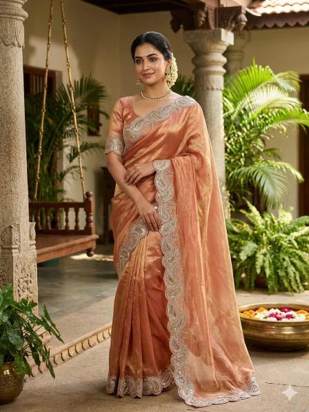 Dazira FENDY SATIN Saree supplier in Hyderabad