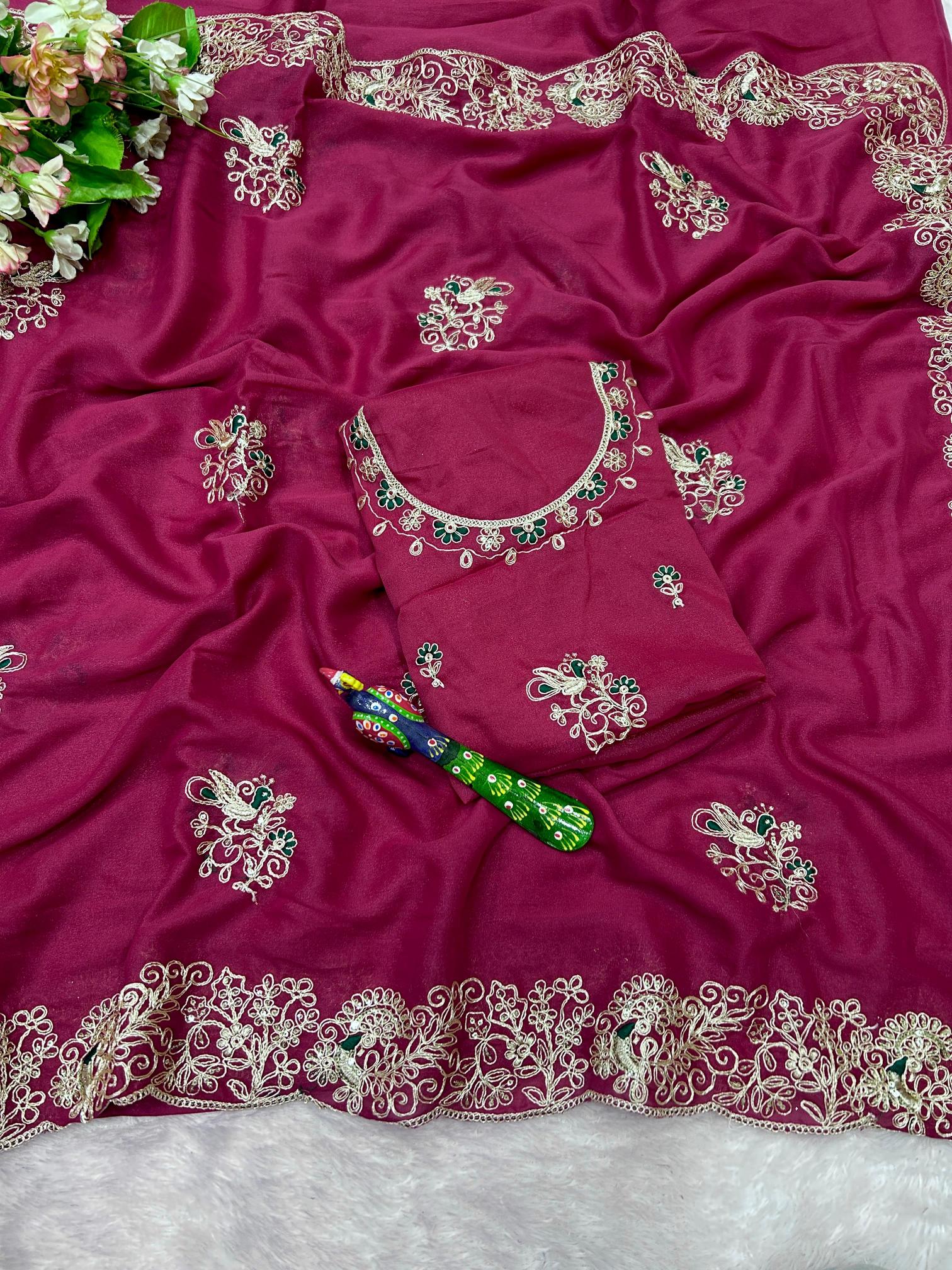 Dazira Flowy Star Georgette Wholesale saree manufacturers in Bangalore
