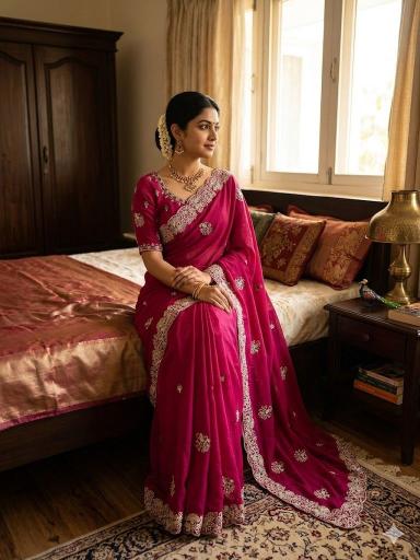 Dazira Flowy Star Georgette Wholesale saree manufacturers in Bangalore