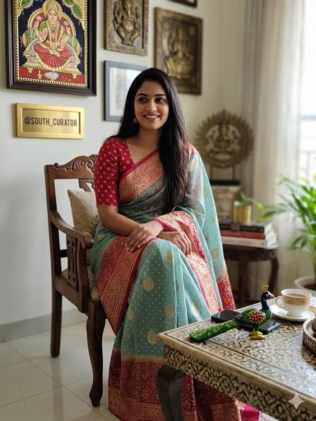 Dazira Heavy Marsh Mellow Wholesale saree market