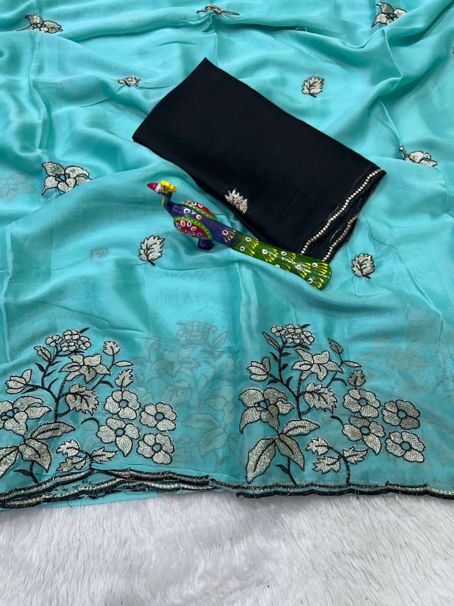 Dazira HEAVY RANGOLI SILK Designer saree distributor