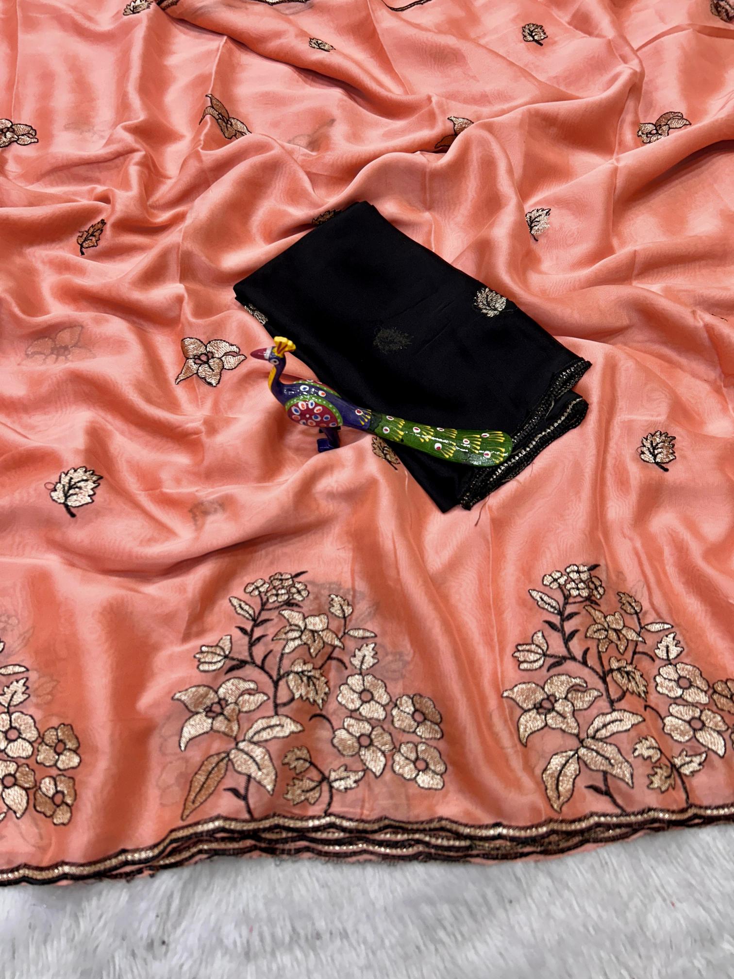 Dazira HEAVY RANGOLI SILK Designer saree distributor