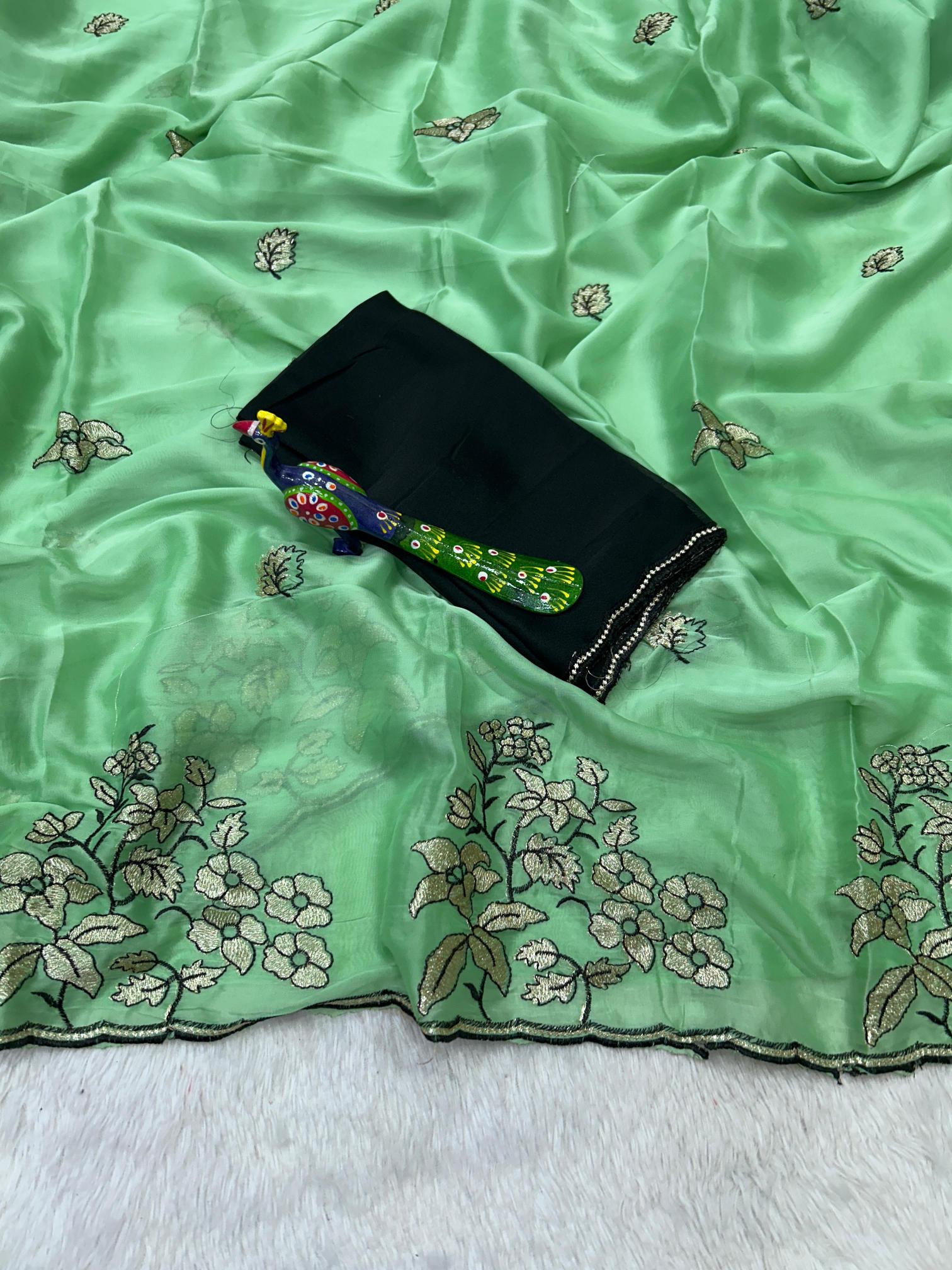 Dazira HEAVY RANGOLI SILK Designer saree distributor