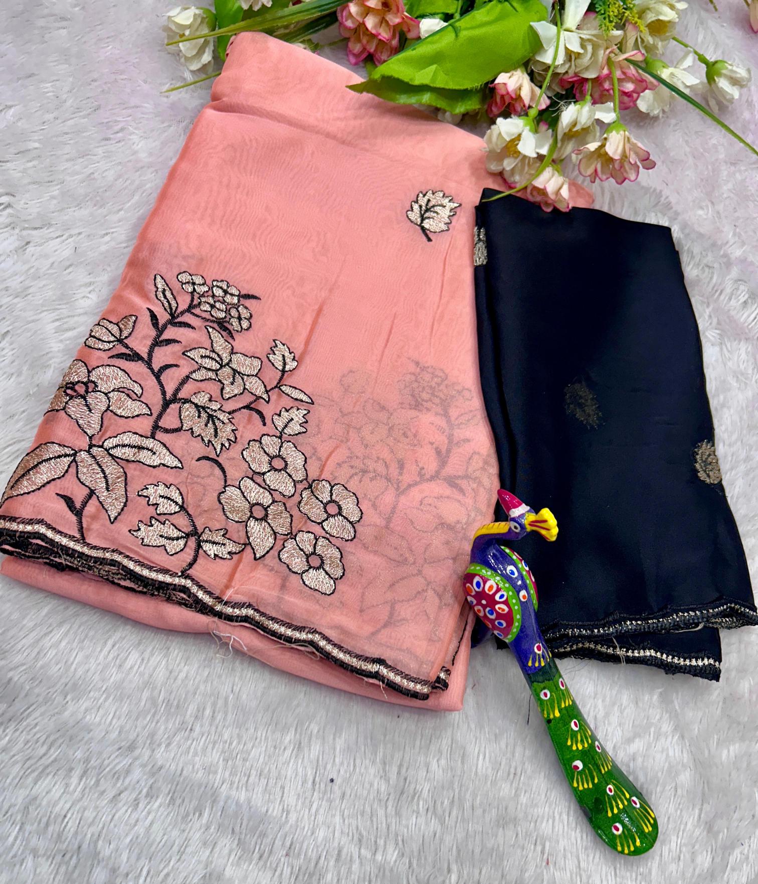 Dazira HEAVY RANGOLI SILK Designer saree distributor