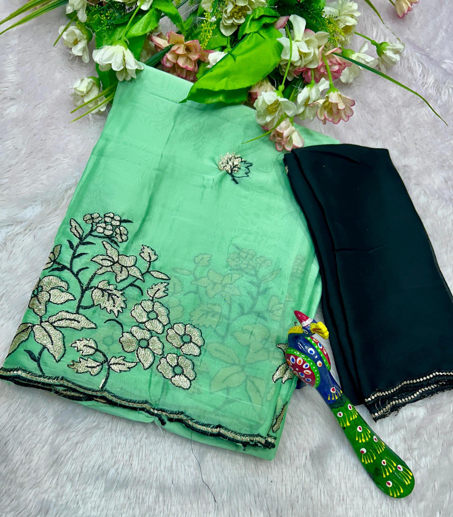 Dazira HEAVY RANGOLI SILK Designer saree distributor