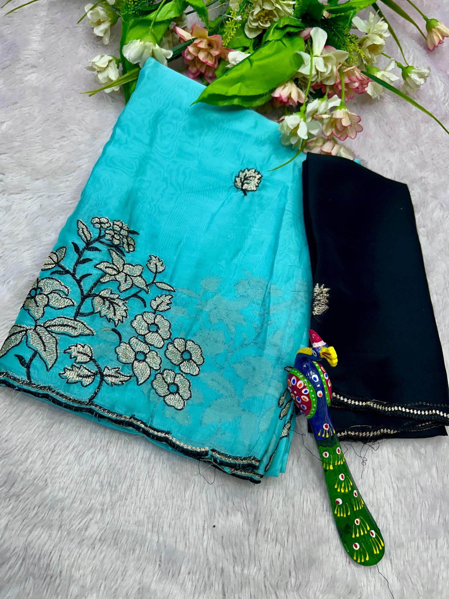 Dazira HEAVY RANGOLI SILK Designer saree distributor