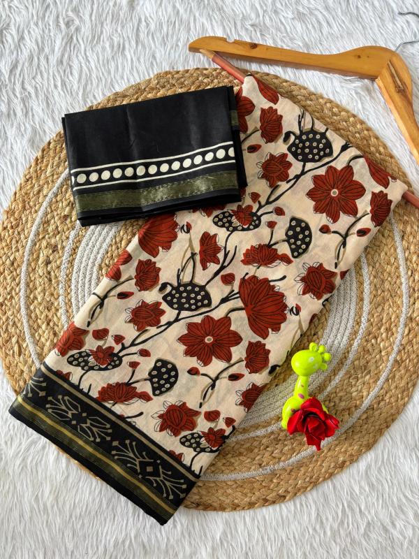 Dazira Maheshwari Silk Cotton Saree manufacturers in Ahmedabad