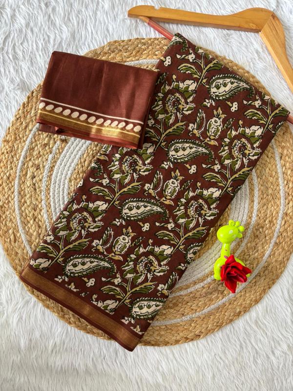 Dazira Maheshwari Silk Cotton Saree manufacturers in Ahmedabad