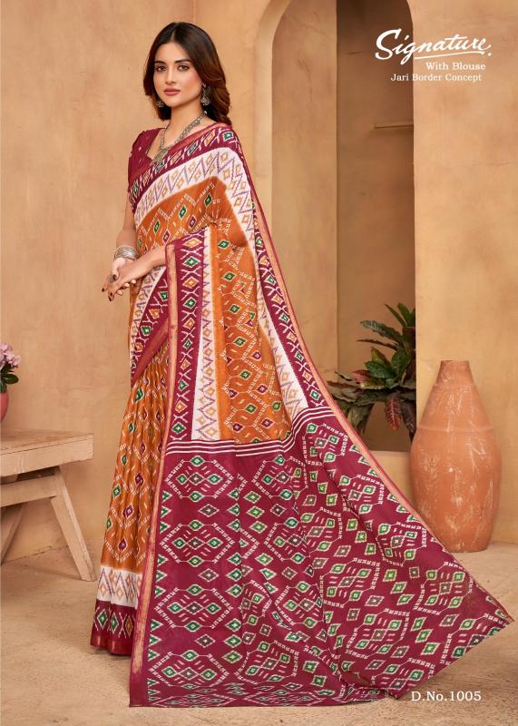 Dazira Maheshwari Silk Pure Cotton Bulk saree supplier